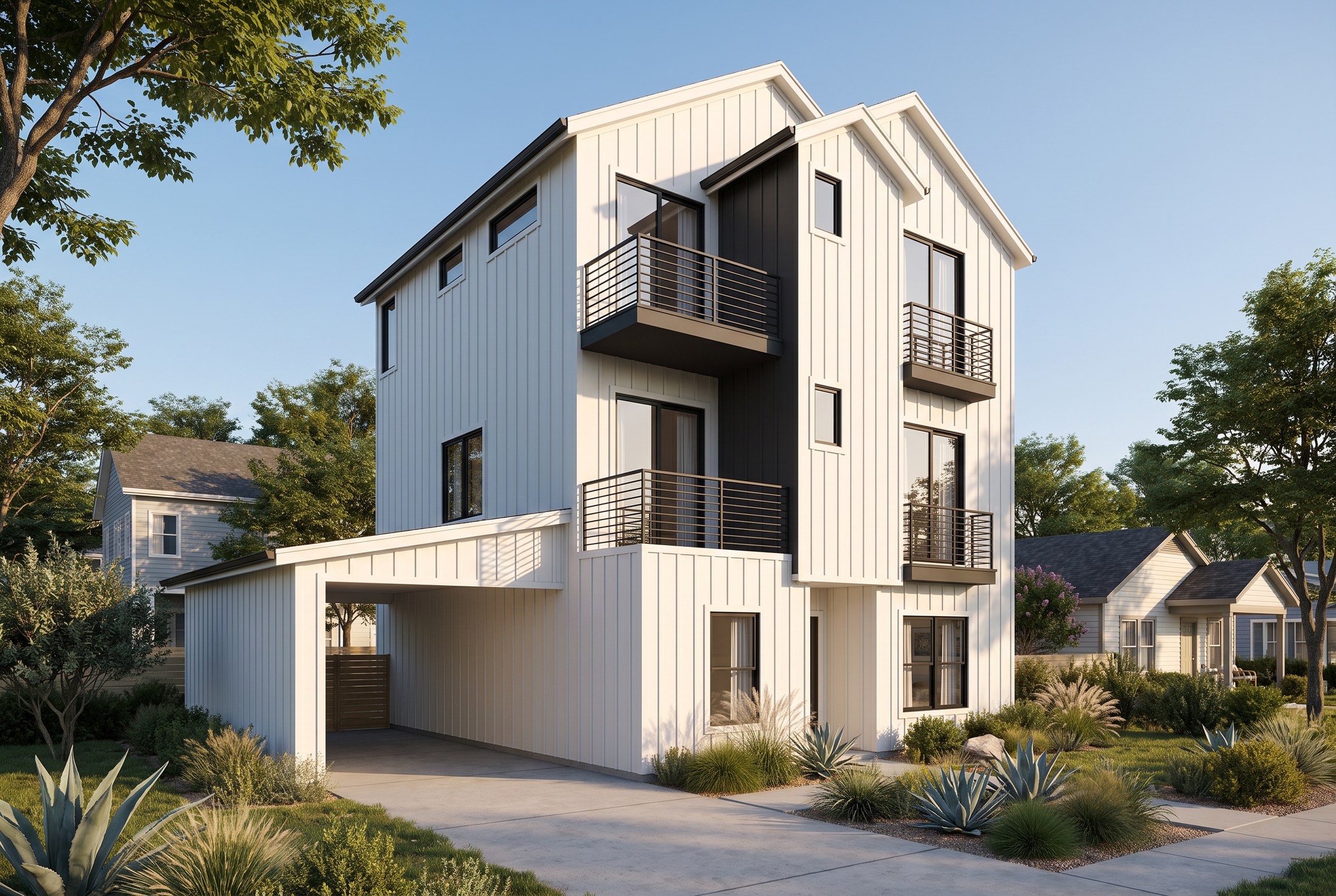 2904 Castro Unit 2 — artist's rendering of the street elevation