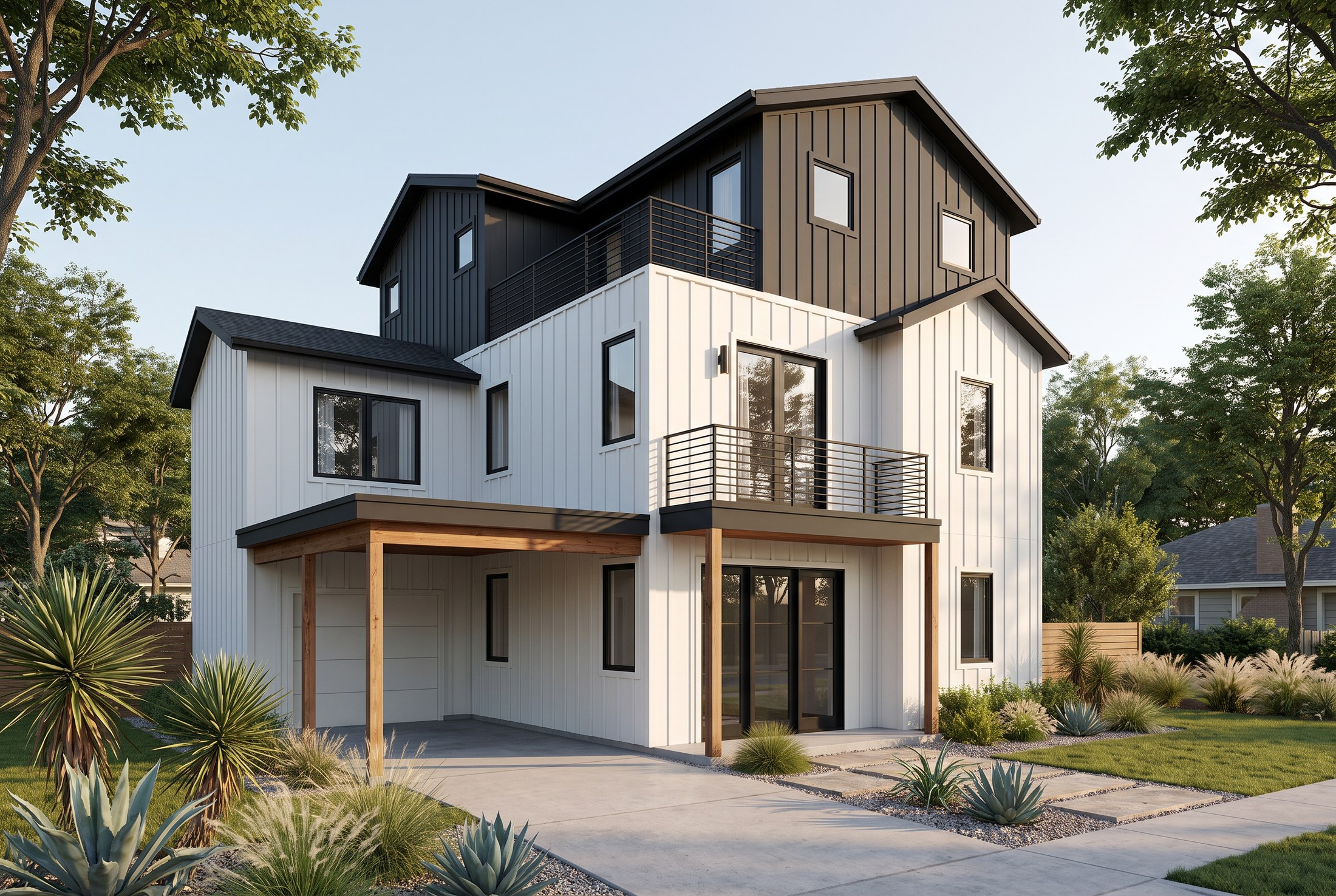2904 Castro Unit 3 — artist's rendering of the street elevation